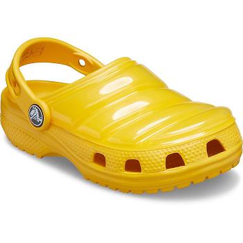 Crocs Classic Neo Puff Clog Zlte - Detske Dreváky